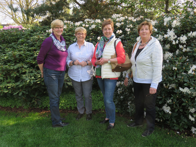 Delegation des KV Gifhorn trifft sich zum Gartenbesuch bei Familie Bock